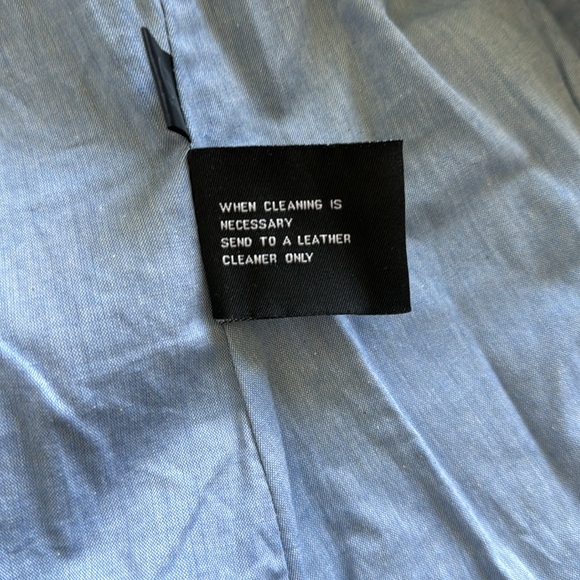 Black Rivet Leather Jacket - Picture 7 of 7